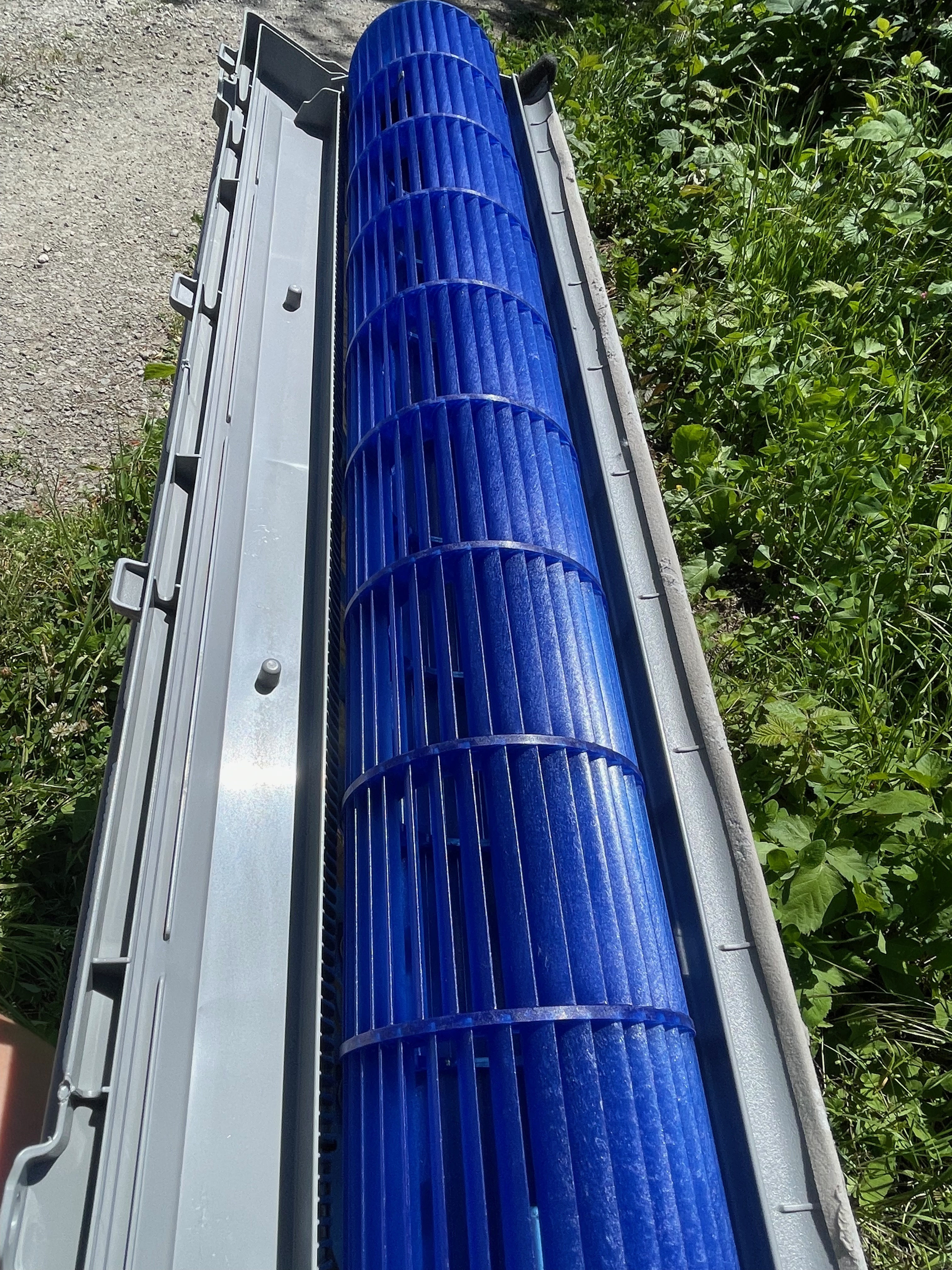 Mini split blower wheel full view after deep cleaning – Vancouver, WA